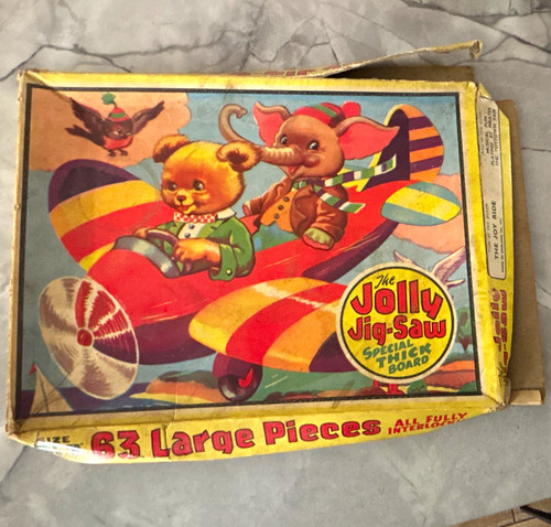 Vintage the jolly jig saw - jolly, no