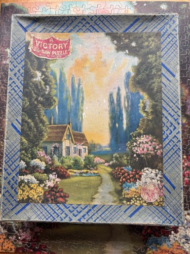 Vintage victory wooden jigsaw - vintage,