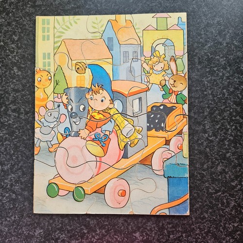 Vintage noddy wooden jigsaw - noddy,