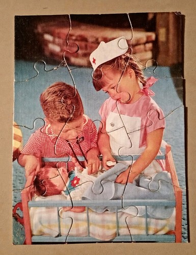 Vintage jigsaw puzzle children - jigsaw,