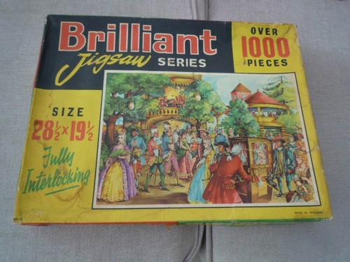Vintage jigsaw puzzle - vintage,