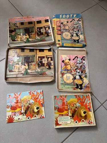 Vintage 1960s jigsaws - -, sooty
