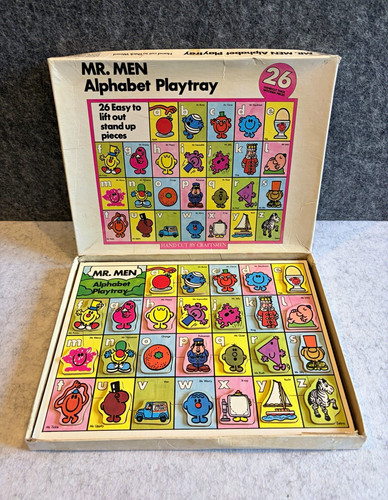 Vintage 1978 men alphabet - 1978, mr.