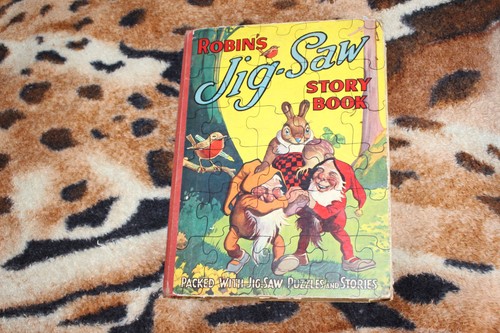 Vintage children jigsaw - vintage, book