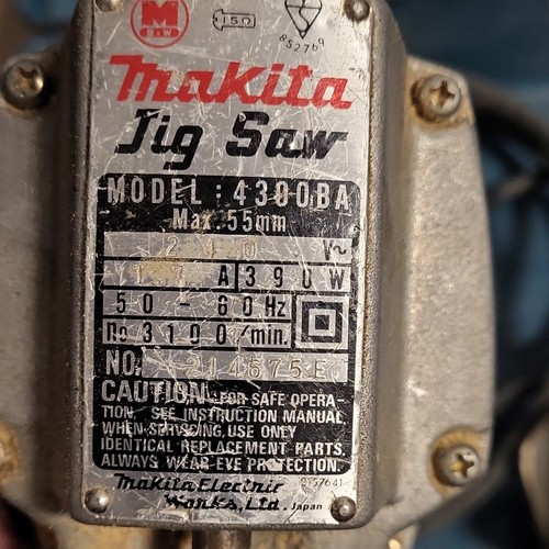 Vintage makita 4300ba - vintage, corded