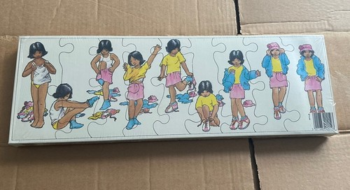 Vintage wooden jigsaw - vintage,