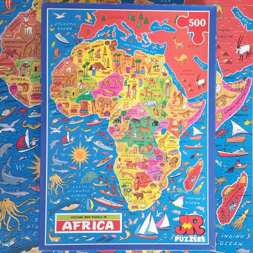 Puzzles map africa 500 - jr,