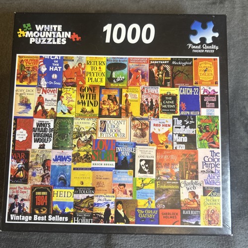 White mountain puzzles vintage - white,