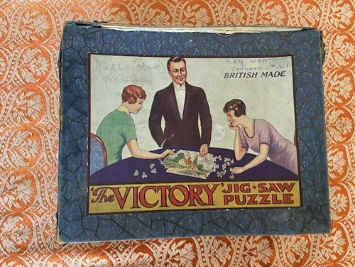 Vintage jigsaw puzzle - vintage,