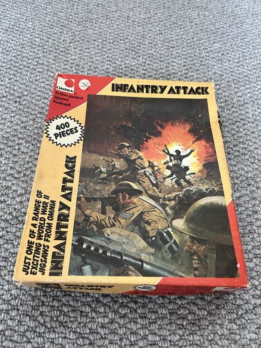 Vintage jigsaw omnia infantry - omnia,