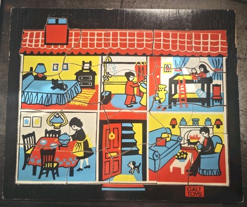 Galt toys jigsaw retro vintage - galt,
