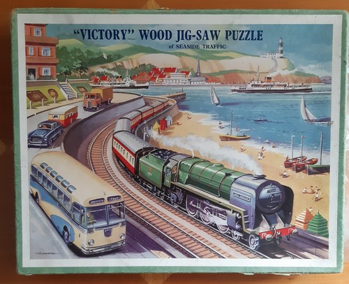 Vintage victory wooden jigsaw - vintage,