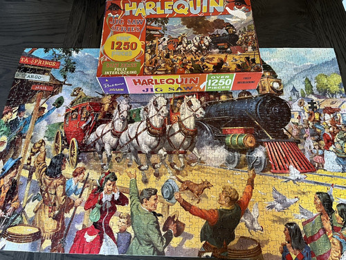 Vintage 1950 jigsaw puzzle - vintage, 1950's