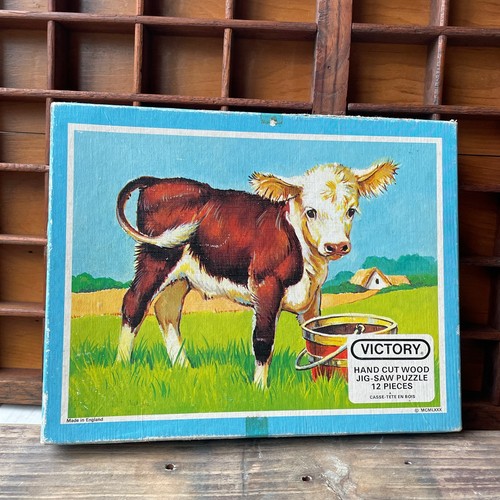 Vintage victory wooden jigsaw - wooden,