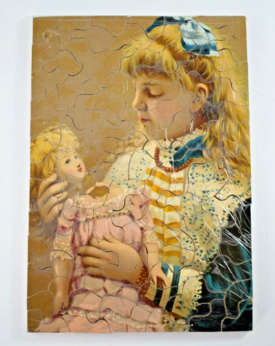 Vintage wooden jigsaw puzzle - vintage,